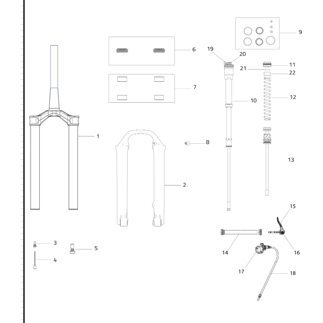 Overhaul O-Ring Kit Selva C Fork - SB40230-00